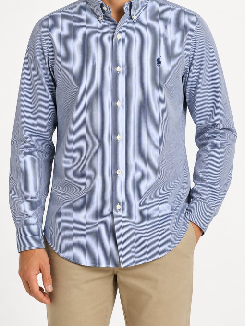 Ralph Lauren Classic Fit Striped Button Down Shirt Men’s M